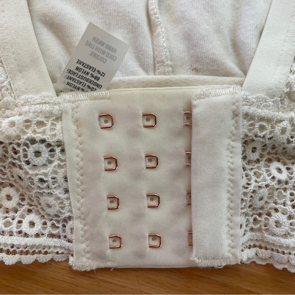 Aerie Queen Anne’s Lace longline bralette, 2 pack, XL - Picture 3 of 6